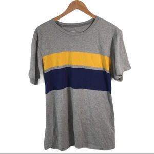TS466 Old Navy Soft Washed Color Block T Shirt L
